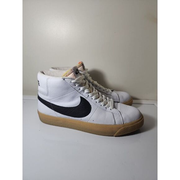 Nike SB Skateboard Zoom Blazer Mid ISO Orange Label Men's Size 9 - Picture 3 of 6